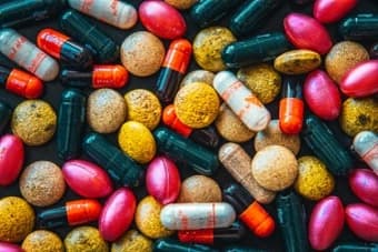 Colorful pills